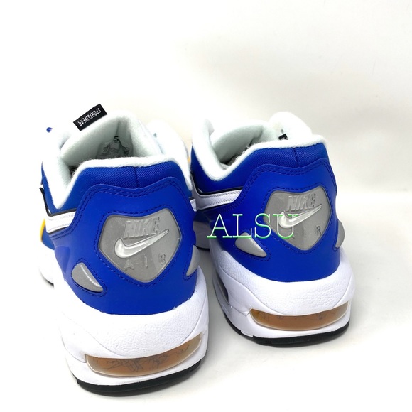 🌿Sale🌿 Nike Air Max 2 Light PRM Leather White Men Size 10 Sneakers BV0987 102 - Picture 6 of 9